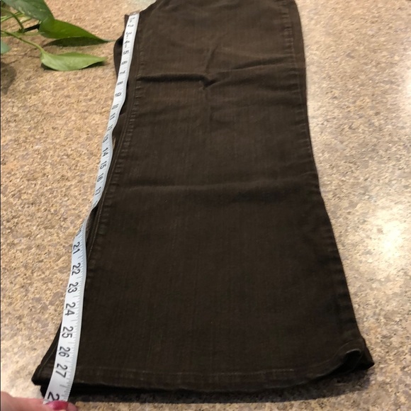 Brown NYDJ Petite Jeans Size 8P - Picture 7 of 13